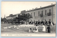 Biskra Algeria Postcard The Victoria and Terminus Hotels c1910 Unposted picture
