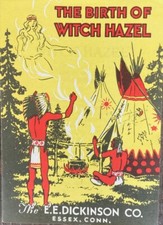 Vintage The Birth of Witch Hazel Pamphlet Superb Artwork of Native Americans NOS picture