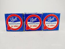 Collectible Vintage Ball Good Luck Split Tab Jar Rubbers Lot of 3 picture