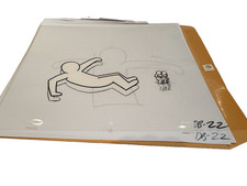 Keith Haring original Cel And Drawing Rare comes With Certification picture