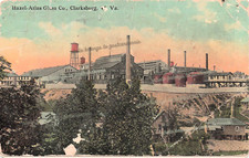 The Hazel Atlas Glass Co Factory Clarksburg West Virginia WV Vtg Postcard G39 picture