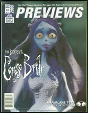 VTG July 2005 Diamond Comics Previews Catalog  Tim Burton's Corpse Bride Cover picture