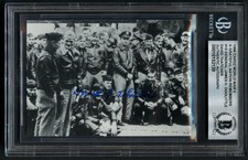 David Thatcher d2016 signed autograph Doolittle Raider WWII Card BAS Slabbed picture