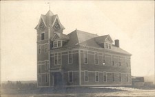 New Durham NH Town Hall c1908 Real Photo Vintage Postcard bhn #1 picture