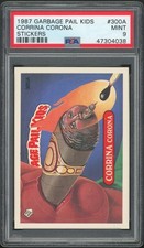 1987 Topps Garbage Pail Kids 8th Series #300A Corrina Corona PSA 9 MINT Os8 picture