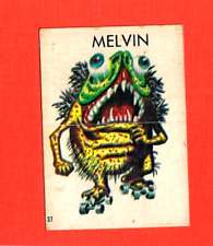 1965 TOPPS   UGLY MONSTER STICKER   #37   MELVIN    NM/MINT picture