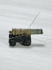 Cast Iron Miniature Penncraft Cannon Vintage Cast Iron Brass Paperweight USA picture