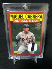 Miguel Cabrera 2021 Topps 1986 Topps All-Star Patch 86ASR-MC Red /25 Tigers picture