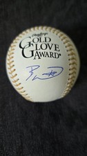 Bobby Witt Jr Signed Autographed Gold Glove Baseball Beckett BAS COA picture
