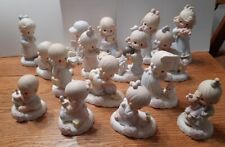 Set of 16 Precious Moments Growing In Grace birthday girl Porcelain Figurines picture