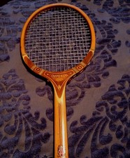 Tad Davis Imperial Vintage Wooden Tennis Racket picture
