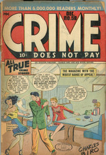 CRIME DOES NOT PAY 58, DECEMBER 1947, CLASSIC SLAP COVER picture
