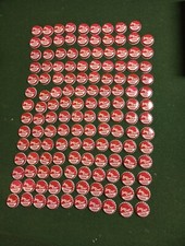 Sun Crest Strawberry Soda Bottle Caps Vintage Cork Lined Lot of 139 NOS picture