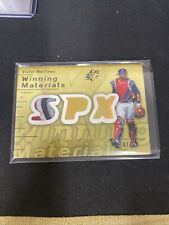 2007 SPx Victor Martinez Winning Materials Game Used 4 Color Patch #83/99 picture