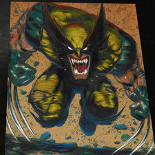 Wolverine X-Men Art Print Signed 8.5x11 | Art by Keyeske picture
