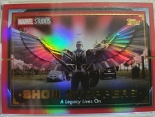2025 Topps Marvel Show Stoppers  Captain America “A Legacy Lives On” Red  2/5 picture