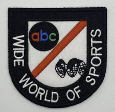 ABC Wide World Of Sports Racing Retro Vintage Style Patch Iron Hat Cap Jacket picture