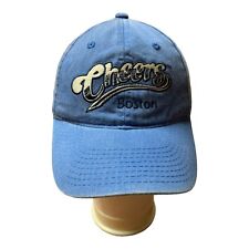 CHEERS Boston Hat Mens Blue Script Cap Strap Back Tavern TV Officially Licensed picture