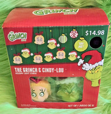 Gemmy Dr. Seuss The Grinch & Cindy Lou-Who Holiday Light String, a set of 8 NIB picture