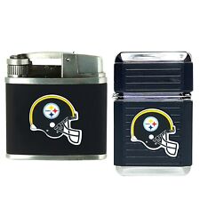 2 Pack NFL Teams Windproof Refillable Butane Lighter W/Gift Box *LICENSED SELLER picture