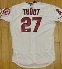 Mike Trout Autographed Jersey Los Angeles Angels MLB Fanatics Authenticated picture