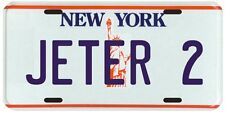 Derek Jeter New York Yankees Rookie 1995 License plate picture
