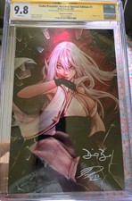 RARE CGC 9.8 2X SIGNED METAL STAKE PRESENTS: JESSAMY SPECIAL EDITION #1 SHINY picture