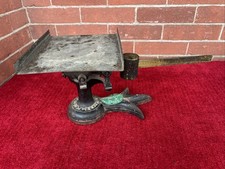 Antique Fairbanks Post Office Scale Cast Iron Brass picture