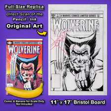 WOLVERINE #1 (1982) Limited Series Cover π₯ FRANK MILLER Replica Original Art π₯ picture