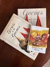 3 Harry N. Abrams Fantasy Gnomes Book Lot: Secrets & Rescue picture