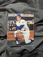 Claude Osteen Autograph Signed Los Angeles Dodgers Card picture