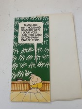 Vintage 1980 Tom Wilson American Greetings Unused ZIGGY I Love You Greeting Card picture