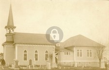 Presbyterian Church Cemetery Lewes DE Delaware RPPC Photo Postcard COPY picture