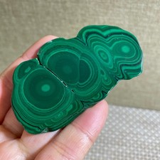 45g Genuine Malachite  Slice Slab, Home Decor picture