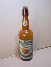 Antique Jung & Wulff Co New Orleans LA Apple Brandy Cordial Bottle Paper Label picture