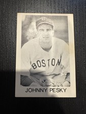 Clark & Sons 1975 Johnny Pesky #4 Boston Red Sox Baseball Card Base Set picture