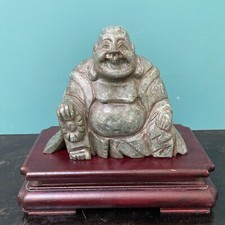 vintage malachite buddha picture
