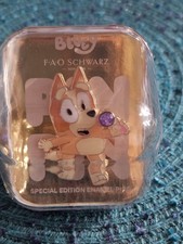 NEW Sealed Bluey Bingo Special Edition Disney Pin FAO SCHWARZ   picture