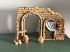 Vintage Lenox Little Town of Bethlehem Nativity Stable Thailand New Open Box picture