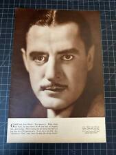 Vintage 1930s John Gilbert Magazine Portrait picture