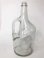 STE PIERRE SMIRNOFF 1818 Vodka Jug with Handle Liquor Bottle Clear Class picture