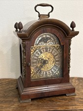 Unusual Antique John Smith London Miniature Bracket Clock With Bayard Movement picture