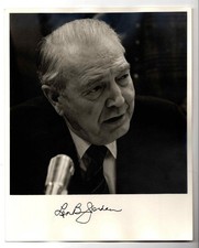 Vintage 1970s Len B Jordan Idaho Governor Senator SIGNED AUTOGRAPHED 8x10 Photo picture