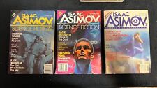 Isaac Asimov's Science Fiction Magazine / Mixed Lot of 3 from 1986 Stephen King picture