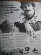1982 TSN Rollie Fingers-MVP-Cy Young Award-BrewersOriginal Print Ad 8.5 x 11