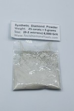 Diamond Micron Powder 8.000 Grit Mesh ( 0-2 Micron ), Weight - 25 Carat - 5 Gram picture
