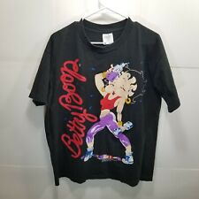 Vintage 1994 Betty Boop Tshirt Black Made in USA Womens sz XL Good Condition picture