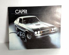 Original 1977 Mercury Capri Sales Brochure 77 Ghia Le Cat Black picture