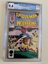 Spider-Man Vs. Wolverine #1  9.4 CGC (Marvel Comics February 1987) picture