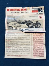 Vintage Monogram 1/24 Riverside Road Race Set Instructions RS3007 picture